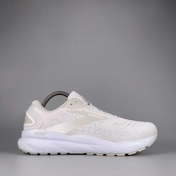 Brooks Ghost 16 Women's Size 10 White Low Top Running Sneaker Athletic Shoe EUC - Picture 6 of 7